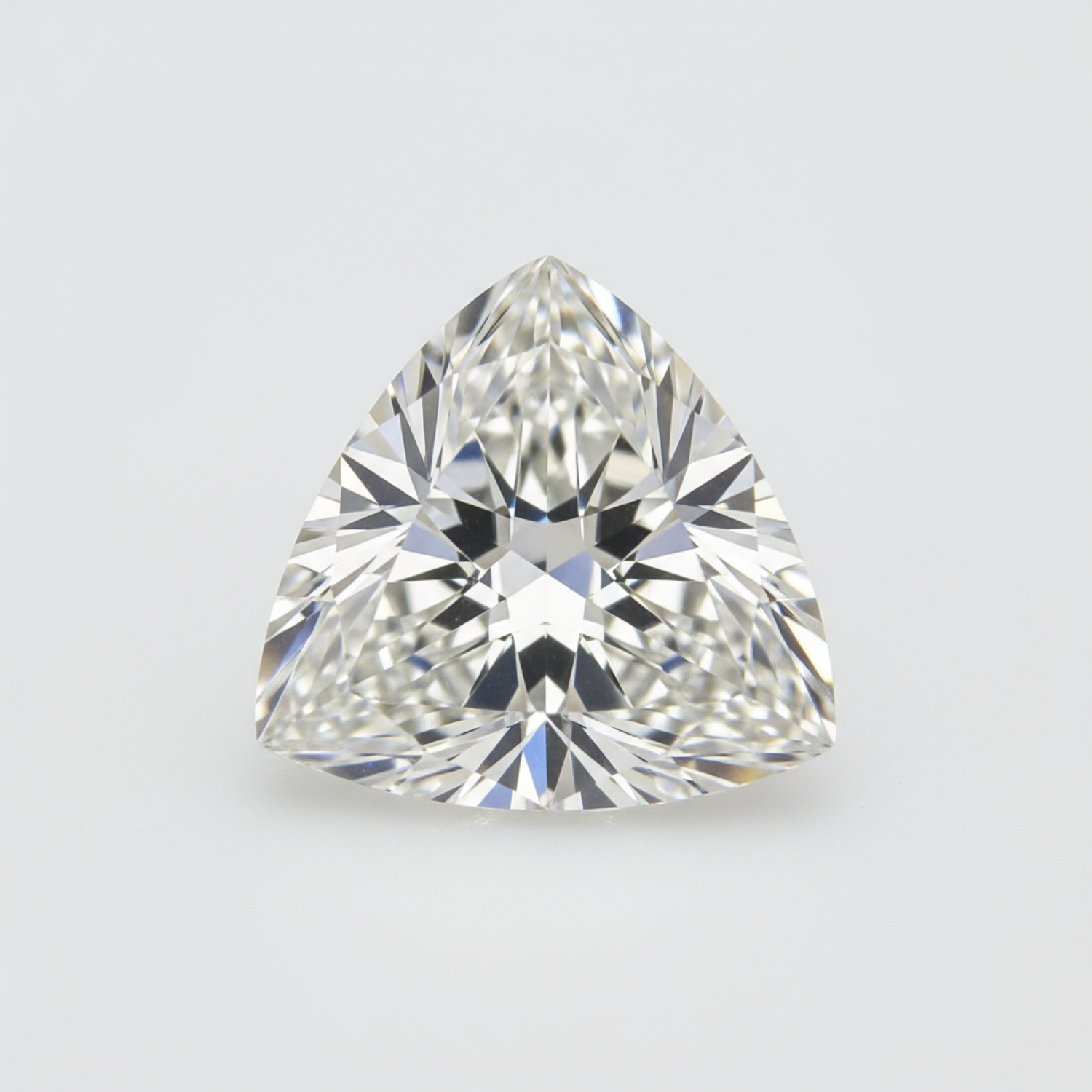 Lab Grown Diamond 1PC Small 8x8 MM Triangle Faceted White Luster Man Made Loose Gemstones Imagen principal del producto