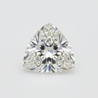 Lab Grown Diamond 1PC Small 8x8 MM Triangle Faceted White Luster Man Made Loose Gemstones