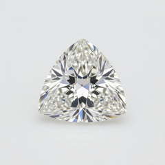 Lab Grown Diamond 1PC Small 8x8 MM Triangle Faceted White Luster Man Made Loose Gemstones