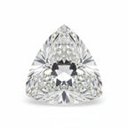 Lab Grown Diamond 1PC Small 8x8 MM Triangle Faceted White Luster Man Made Loose Gemstones