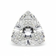 Lab Grown Diamond 1PC Small 8x8 MM Triangle Faceted White Luster Man Made Loose Gemstones