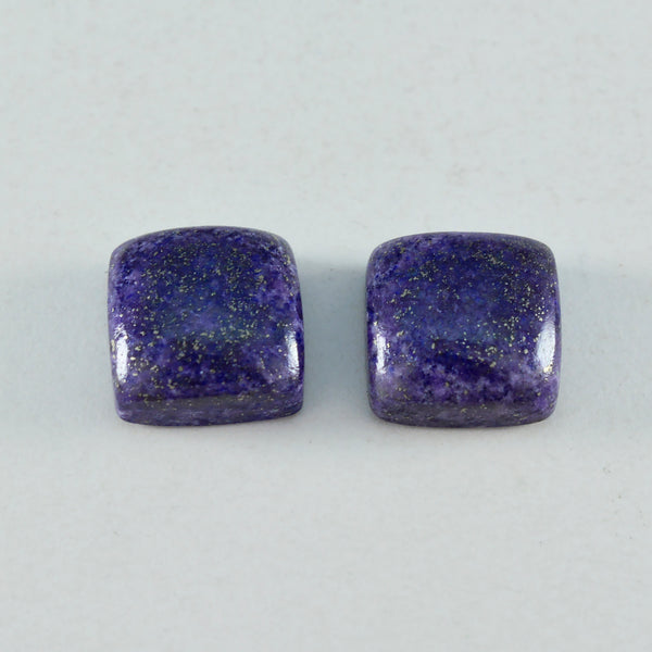 Lapis Lazuli 1PC Large 11x11 MM Cushion Cabochon Blue Luster semi Precious Loose Gems