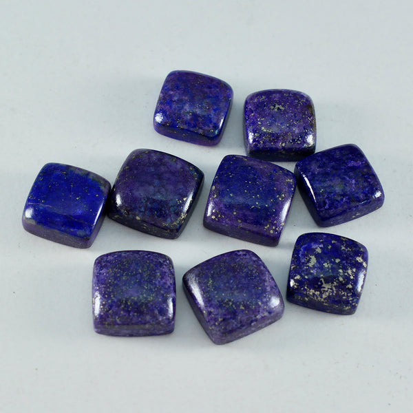 Lapis Lazuli 1PC Small 8x8 MM Cushion Cabochon Blue Sparkling semi Precious Semi Precious Gemstone