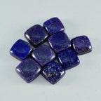 Lapis Lazuli 1PC Small 8x8 MM Cushion Cabochon Blue Sparkling semi Precious Semi Precious Gemstone