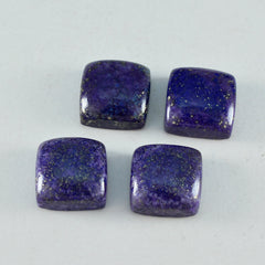 Lapis Lazuli 1PC Medium 9x9 MM Cushion Cabochon Blue Polished semi Precious Precious Gemstone