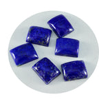 Lapis Lazuli 1PC Small 6x8 MM Emerald Cabochon Blue Shine semi Precious Loose Gemstones