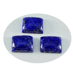 Lapis Lazuli 1PC Large 9x11 MM Emerald Cabochon Blue Superior semi Precious Loose Gemstone