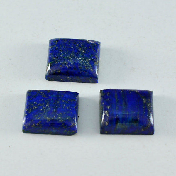 Lapis Lazuli 1PC Large 10x12 MM Emerald Cabochon Blue Fiery semi Precious Semi Precious Gemstone