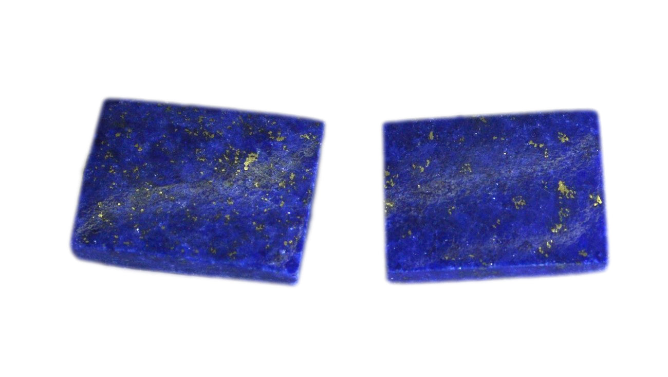 Lapis Lazuli 1PC Small 6x9 MM Emerald Cabochon Blue Fine semi Precious Semi Precious Gemstone