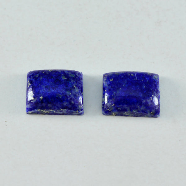 Lapis Lazuli 1PC Large 8x12 MM Emerald Cabochon Blue Pure semi Precious Loose Gemstones