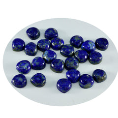 Lapis Lazuli 10PC Tiny 3x3 MM Heart Cabochon Blue Lustrous semi Precious Gems