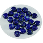 Lapis Lazuli 10PC Tiny 5x5 MM Heart Cabochon Blue Fine semi Precious Loose Gemstone
