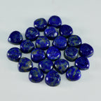 Lapis Lazuli 1PC Small 8x8 MM Heart Cabochon Blue Genuine semi Precious Precious Gemstone