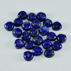 Lapis Lazuli 10PC Tiny 5x5 MM Heart Cabochon Blue Fine semi Precious Loose Gemstone