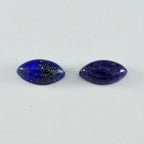 Lapis Lazuli 1PC Large 8x16 MM Marquise  Cabochon Blue Splendid semi Precious Gems