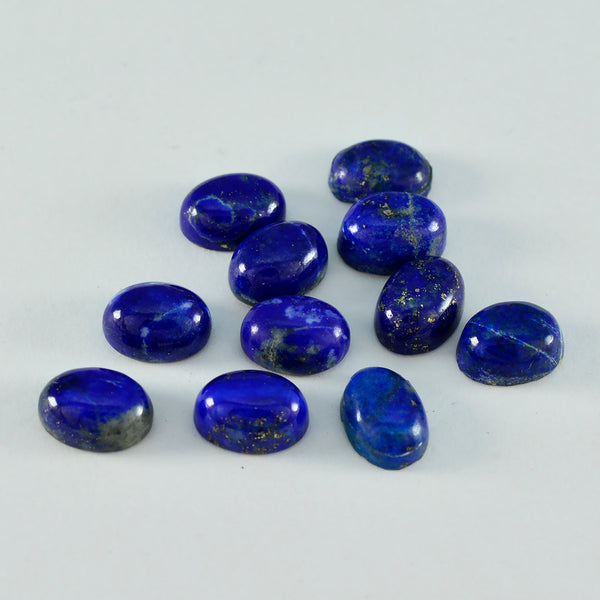 Lapis Lazuli 1PC Small 6x8 MM Oval Cabochon Blue Superior semi Precious Gems