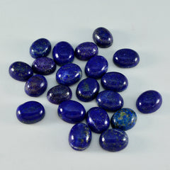Lapis Lazuli 1PC Large 9x11 MM Oval Cabochon Blue Polished semi Precious Precious Gemstone