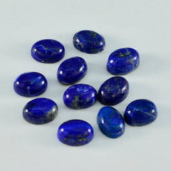 Lapis Lazuli 10PC Tiny 4x6 MM Oval Cabochon Blue Natural semi Precious Semi Precious Gemstone
