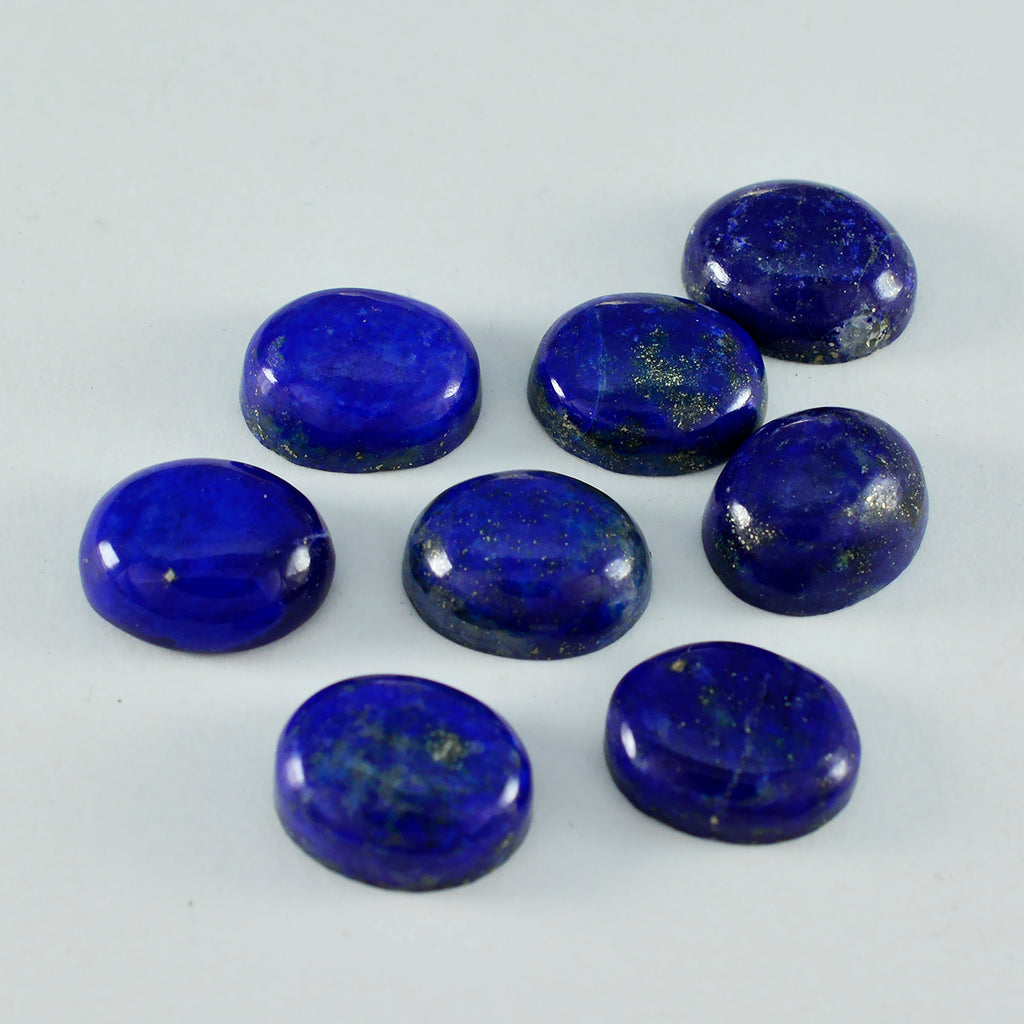 Lapis Lazuli 1PC Large 8x12 MM Oval Cabochon Blue Splendid semi Precious Gems