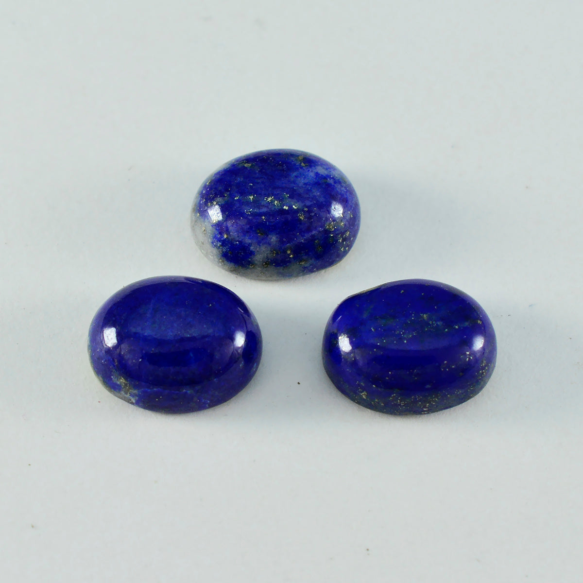 Lapis Lazuli 1PC Medium 8x10 MM Oval Cabochon Blue Sparkling semi Precious Semi Precious Gemstone Главное изображение товара
