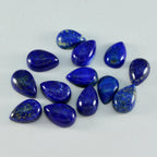 Lapis Lazuli 1PC Small 6x9 MM Pear Cabochon Blue Splendid semi Precious Gems