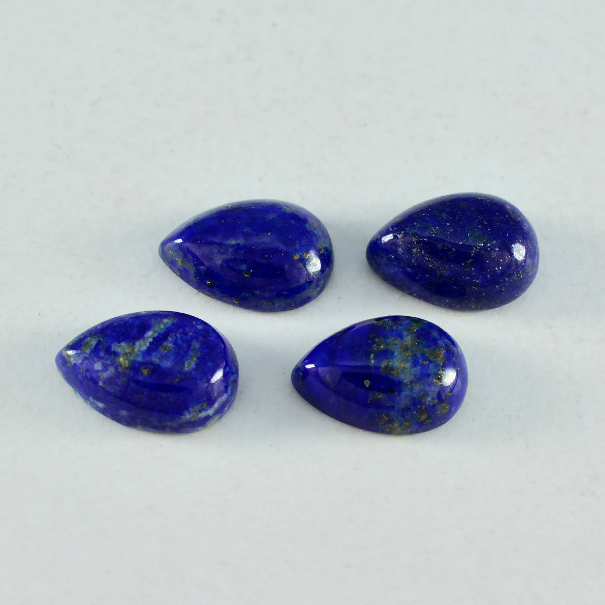 Lapis Lazuli 1PC Large 9x11 MM Pear Cabochon Blue Fine semi Precious Semi Precious Gemstone Главное изображение товара