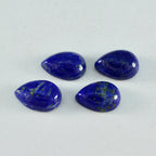 Lapis Lazuli 1PC Large 9x11 MM Pear Cabochon Blue Fine semi Precious Semi Precious Gemstone