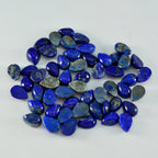 Lapis Lazuli 1PC Tiny 5x7 MM Pear Cabochon Blue Sparkling semi Precious Semi Precious Gemstone