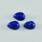 Lapis Lazuli 1PC Tiny 5x7 MM Pear Cabochon Blue Sparkling semi Precious Semi Precious Gemstone