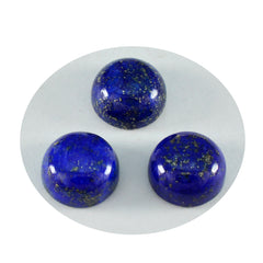 Lapis Lazuli 1PC Large 10x10 MM Round Cabochon Blue Superior semi Precious Gems