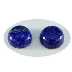 Lapis Lazuli 1PC Large 11x11 MM Round Cabochon Blue Pure semi Precious Loose Gems