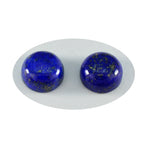 Lapis Lazuli 1PC Medium 9x9 MM Round Cabochon Blue Genuine semi Precious Precious Gemstone