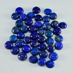 Lapis Lazuli 1PC Tiny 6x6 MM Round Cabochon Blue Fine semi Precious Loose Gemstone