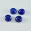 Lapis Lazuli 1PC Small 7x7 MM Round Cabochon Blue High Quality semi Precious Loose Gemstones