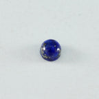 Lapis Lazuli 1PC Small 8x8 MM Round Cabochon Blue Natural semi Precious Semi Precious Gemstone