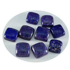 Lapis Lazuli 1PC Large 10x10 MM Square Cabochon Blue High Quality semi Precious Precious Gemstone