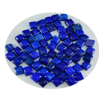 Lapis Lazuli 1PC Small 7x7 MM Square Cabochon Blue Lustrous semi Precious Loose Gemstone