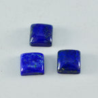 Lapis Lazuli 1PC Small 7x7 MM Square Cabochon Blue Lustrous semi Precious Loose Gemstone