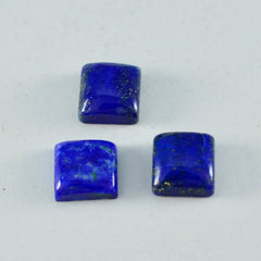 Lapis Lazuli 1PC Small 7x7 MM Square Cabochon Blue Lustrous semi Precious Loose Gemstone