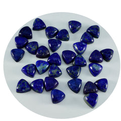 Lapis Lazuli 10PC Tiny 4x4 MM Triangle Cabochon Blue Superior semi Precious Loose Gemstone