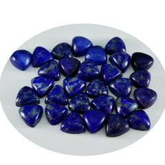 Lapis Lazuli 1PC Tiny 6x6 MM Triangle Cabochon Blue Fiery semi Precious Semi Precious Gemstone