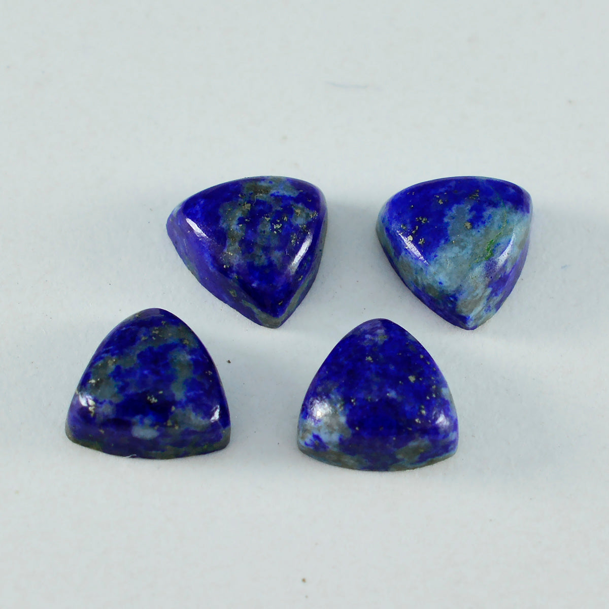 Lapis Lazuli 1PC Large 11x11 MM Triangle Cabochon Blue Luster semi Precious Loose Gemstones