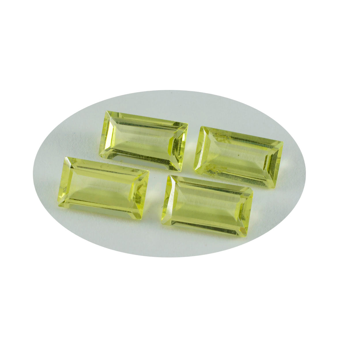 Lemon Quartz 1PC Medium 7x14 MM Baguette Faceted Yellow Splendid Semi Precious Loose Gemstone Hoofdafbeelding