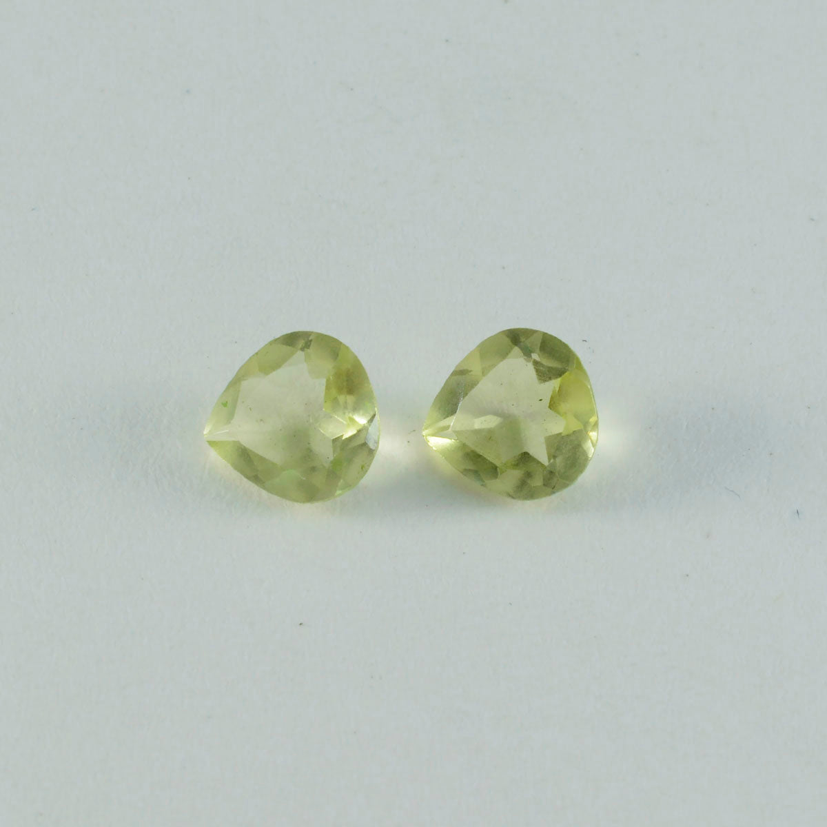Lemon Quartz 1PC Large 12x12 MM Heart Faceted Yellow High Quality Semi Precious Loose Gems