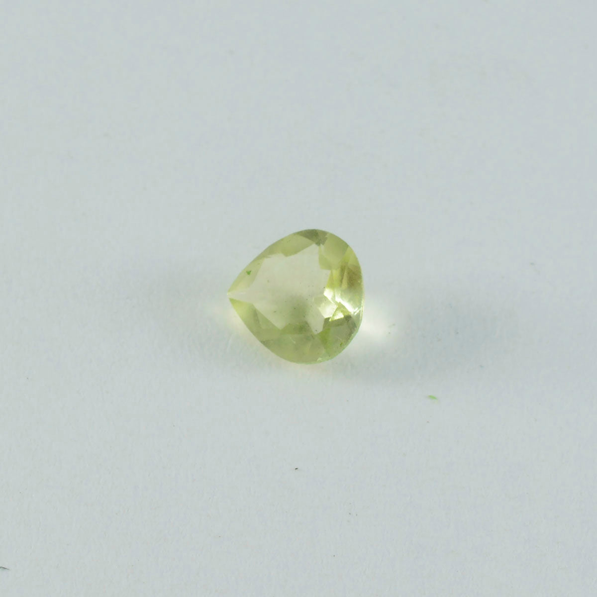 Lemon Quartz 1PC Chunky 13x13 MM Heart Faceted Yellow Natural Semi Precious Loose Gemstone