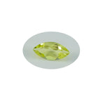 Lemon Quartz 1PC Chunky 10x20 MM Marquise Faceted Yellow Fiery Semi Precious Loose Gemstone