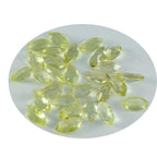 Lemon Quartz 1PC Tiny 3x6 MM Marquise Faceted Yellow Fine Semi Precious Gems