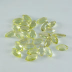 Lemon Quartz 1PC Tiny 4x8 MM Marquise Faceted Yellow High Quality Semi Precious Loose Gems