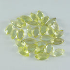 Lemon Quartz 1PC Small 5x10 MM Marquise Faceted Yellow Natural Semi Precious Loose Gemstone
