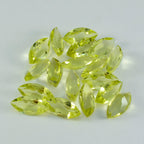 Lemon Quartz 1PC Medium 7x14 MM Marquise Faceted Yellow Superior Semi Precious Gems